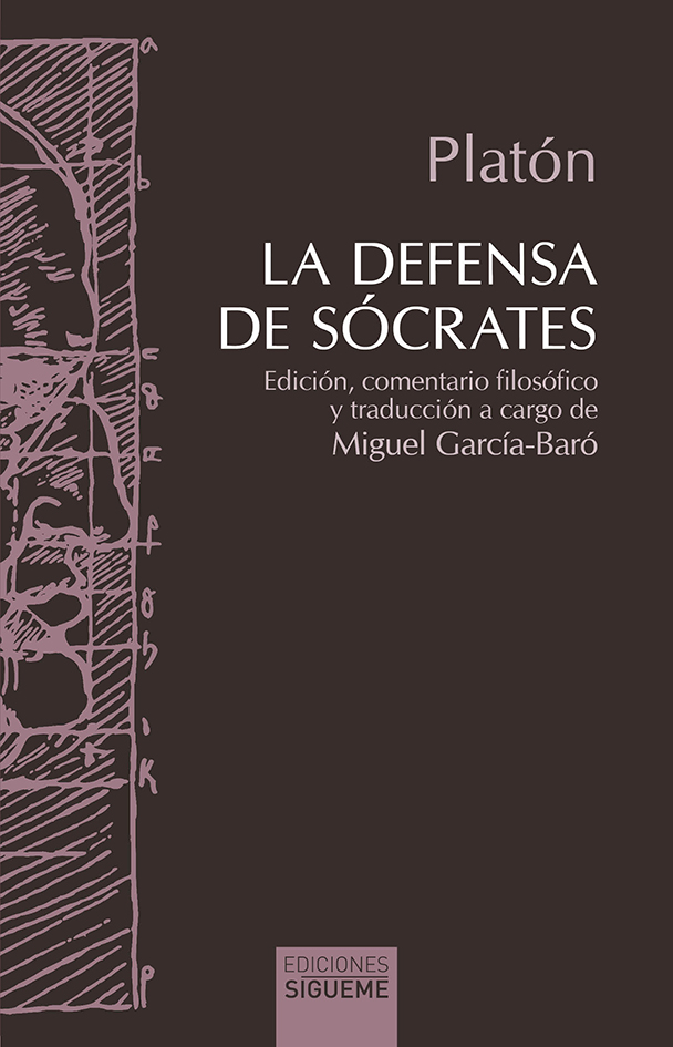 Portada de la edición bilingüe en Sígueme de "La defensa de Sócrates" (trad. Miguel García-Baró)